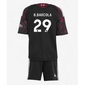 Liverpool Bradley Barcola #29 Jalkapallovaatteet Lasten Kolmas peliasu 2026-27 Lyhythihainen (+ Lyhyet housut)